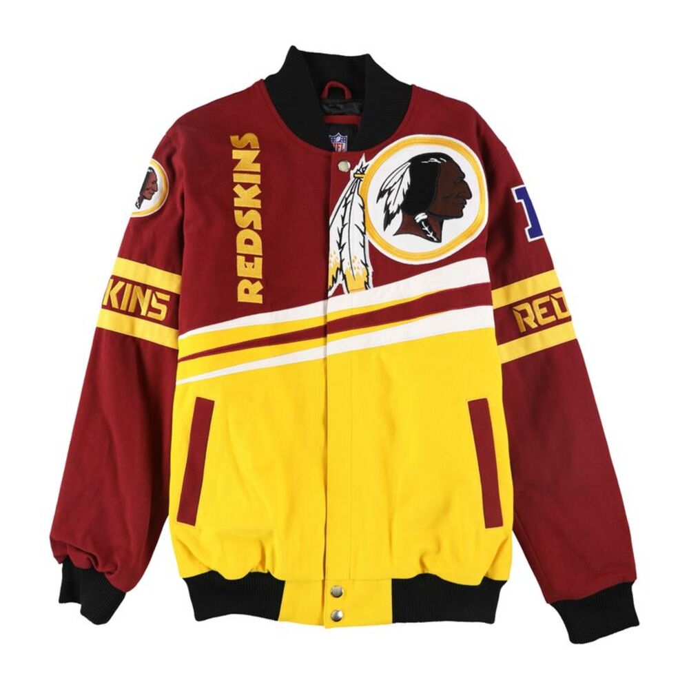 NFL Mens Washington Redskins Varsity Jacket, Multicoloured, L, DM